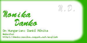 monika danko business card